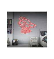 Power Puff Girls Bubbles Figürlü Neon Tabela