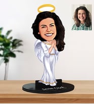 Kişiye Özel Melek Tasarım Karikatür Biblo