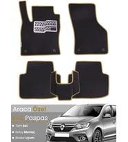Renault Symbol 3 (2013-2020) Uyumlu EVA Paspas Tam Set–Araca Özel,Su Geçirmez,Hızlı ve Kolay Montaj