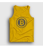 Presmono Unisex Sarı Gray Logo Bitcoin Atlet 263858tt (Sarı)