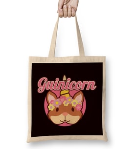 Guinea Pig Unicorn Rodent Cavy Cavies Animal Pet Bez Çanta Uzun Saplı