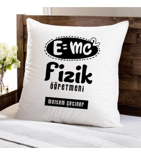 Kişiye Özel Fizik Öğretmeni Temalı Yastık