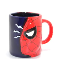 3D Spiderman Tasarımlı Porselen Kupa Bardak (Çok Renkli)