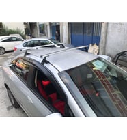 Seat Ibiza ( 2009-2019 ) Alüminyum Oluksuz Tip Port Bagaj Tavan Çıtası Ara Atkı Barı Kapıdan Sıkıştırmalı