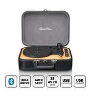 Lenco Classic Phono TT-116 BK Siyah Hoparlörlü Bluetoothlu Retro Pikap Plak Çalar USBli MP3e Kayıt Özellikli