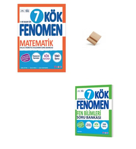 Fenomen 7. Sınıf Maarif Matematik ve Fen Bilimleri Kök Soru Bankası + Telefon Standı