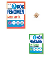 Fenomen 7. Sınıf Maarif Matematik ve Fen Bilimleri Kök Soru Bankası + Telefon Standı