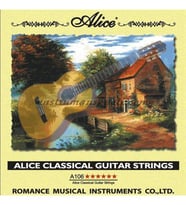 Alice A-106-H6 Klasik Gitar Tek Teli - 6. Tel (Hard Tension - Gümüş Kaplama)  Gümüş Kaplama Bakır Sarım, Maksimum Rezonans ve Güçlü Alt Frekans Karakteri  Uyum: Tüm Standart Klasik Gitarlar (6. Mi/E Teli)