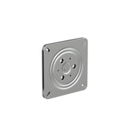 Metal Döner Tv Tabure Altlığı Rulmanlı 173*173*12 Mm 0060