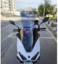 MOTOCAM RKS Vieste 249 Ön Cam 2022-2026 Model 78cm Füme Renkli 4mm UZUN