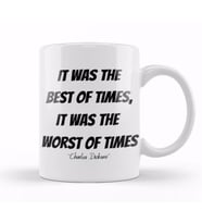 Charles Dickens Quotes Gift   Vintage Retro Rainbow Style Kupa Bardak Porselen