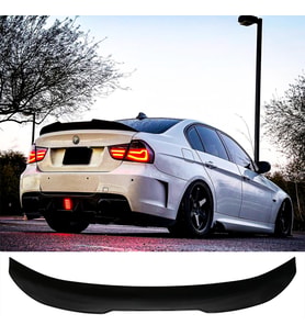 Bmw E90 PSM Bagaj Üstü Spoiler Parlak Siyah Spoyler Plastik İthal 2005-2012
