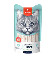 Wanpy Ton ve Morina Balıklı Sindirim Sistemi Destekleyici Sıvı Ödül Maması 25x14 gr