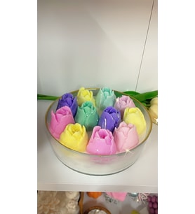 Tulip Garden Candle / Lale Bahçesi Dekoratif Kokulu Mum