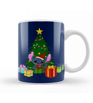 Stitch X'mas 01 Kupa Bardak Porselen
