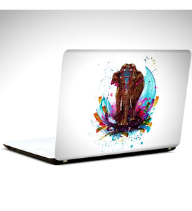 Renkli Fil Laptop Sticker 14 inch (35X26CM)