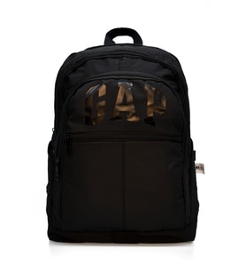 Gap Unisex Genç Lise Üniversite Okul Sırt Çantası 12844 (Siyah)