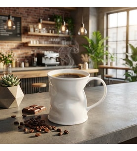 GÜRAL PORSELEN Crinkly Mug Bardak