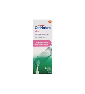 OtriNatura Kids İzotenik Deniz Suyu 15 ml Doz Ayarlı Burun Spreyi (Tek Hacim)