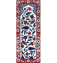 Armada Çini 40x100 Cm ED 707 Lalezar El dekoru Çini Pano