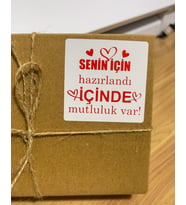 Eticaret Yapışkanlı Etiket 6x6 cm 500 Adet