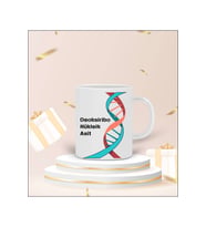 DNA Tasarımlı Kupa Bardak (Beyaz)