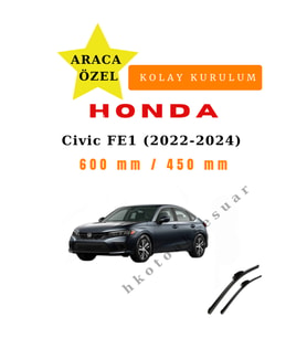 Honda Civic Fe1 (2022-2024) Araca Özel Silecek