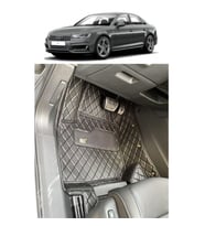 Audi A4 2016-2024 Arası Aracına Özel 8d Tek Katmanlı Havuzlu Paspas Takımı (Altın)