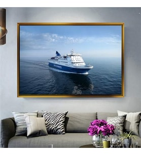 Altın Çerçeveli dekoratif tablo a710 (Gold)