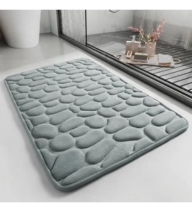 Memory Kaydırmaz Banyo Paspası Gri