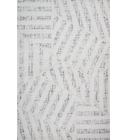 Krem Halı Geometrik Desenli Modern Tasarım Kaymaz Tabanlı Yıkanabilir Salon Koridor Halısı Dijital Baskı