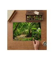 Amazon Ormanları - Doğa Tasarımı 240 parça Ahşap Puzzle Ahşap Kutuda MP06081