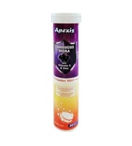 Apexis Sambucus + C Vitamini 1000 mg + Çinko 20 Efervesan Tablet