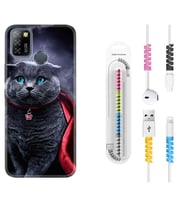 INFINIX Smart 4 5 6 Zero 8 S5 Pro Kılıf Kablo Koruma Spiral Silikon Super Cat 1666