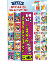 1.ve 2.Sınıflar İçin Okuma Alışkanlığı Kazandıran Mükemmel 20 li Hikaye Seti 4