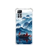 PrintiFy Xiaomi Redmi Note11pro ile Uyumlu Simya Serisi Sonsuz Akış Tasarımlı Uv Baskılı Köşe Korumalı Antişok Kılıf