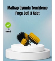 Matkap Uyumlu Temizlik Fırçası – Kablolu Ve Akülü Matkaplarla Kullanılabilir