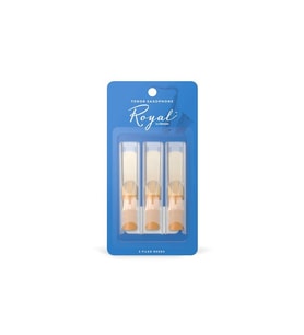 Rico RKB0325 Royal Tenor Saksafon Kamışı No: 2.5 (Orta Seviye/Eğitim) - 3'lü Paket  Fransız Kesim (Filed), Esnek Tepki ve Dengeli Performans