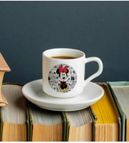 Minnie Mouse Sevgili Çift Tasarımlı Türk Kahvesi Fincanı