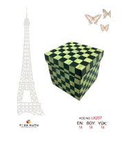 14x14x14 Hediyelik Kutu Kraft Kutu Karton Kutu YIlbaşı Kutusu Pasta Kutusu Balon Kutusu (5 ADET)