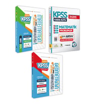 KPSS Önlisans/Ortaöğretim Matematik 1.-2.Cilt ve Geometrinin Kara Kutusu En Kapsamlı SB Altın Set