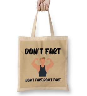 Gym Workout Fitness Lover Motivation Gift Quotes For MEN Women Bez Çanta Uzun Saplı