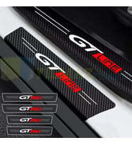 Peugeot Gt Line Arma Karbon Kapı Eşiği Koruma Araba Etiket Oto Sticker Yapıştırma 4 Parça