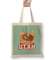 Utah vintage Bez Çanta Uzun Saplı