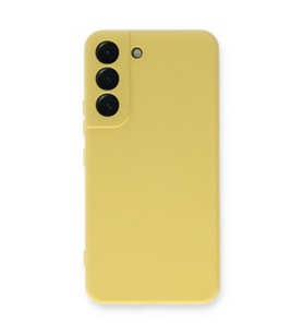 Galaxy S23 Kılıf Nano Içi Kadife Silikon - Sarı