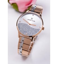 Daniel Klein LK12796-2 Metal Kordon Kadın Kol Saati (Rose - Gümüş)