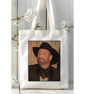 Garth Brooks Baskılı Bez Çanta omuz çantası Kişiye Özel desen 3