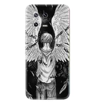 Xiaomi 13 Kılıf Resimli Desenli Silikon Platinium Series Angel 1883