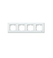 VİKO Karre Dörtlü Çerçeve Beyaz