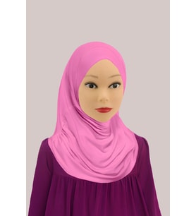 Pratik Başörtü Meryem Model Pembe